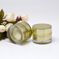10g Coated Acrylic Double Wall Jar Luxury Cosmetic Packaging for Cream